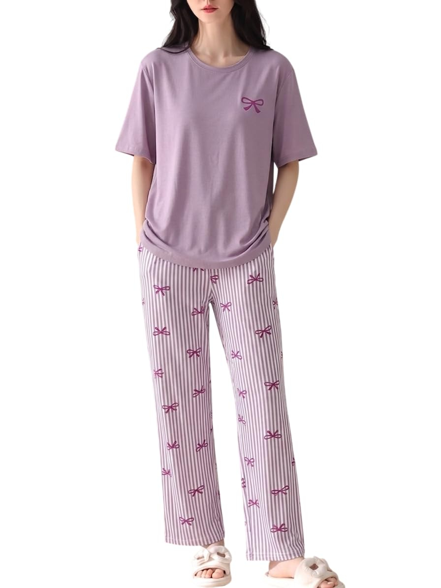 Women's Cotton Blend Full-Sleeve Night Suit - Cream - Image 39