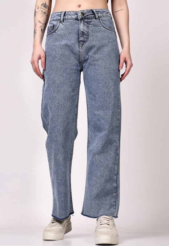 Women's Relaxed Baggy Jeans - Black - Image 22