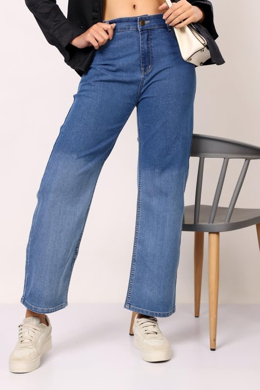 Women's Relaxed Baggy Jeans - Black - Image 31