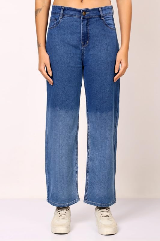 Women's Relaxed Baggy Jeans - Black - Image 33